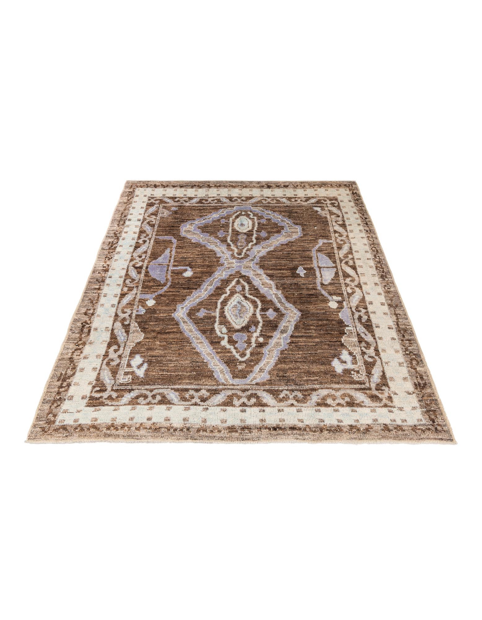 8' 3 x 10' 2 Hand Knotted Moroccan Wool Rug