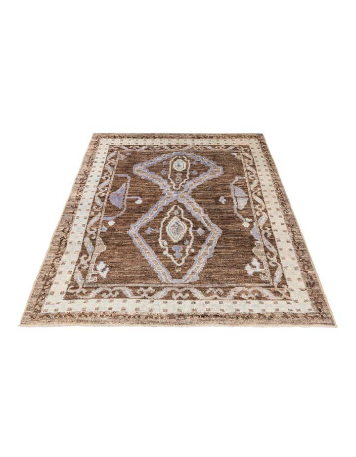 8' 3 x 10' 2 Hand Knotted Moroccan Wool Rug