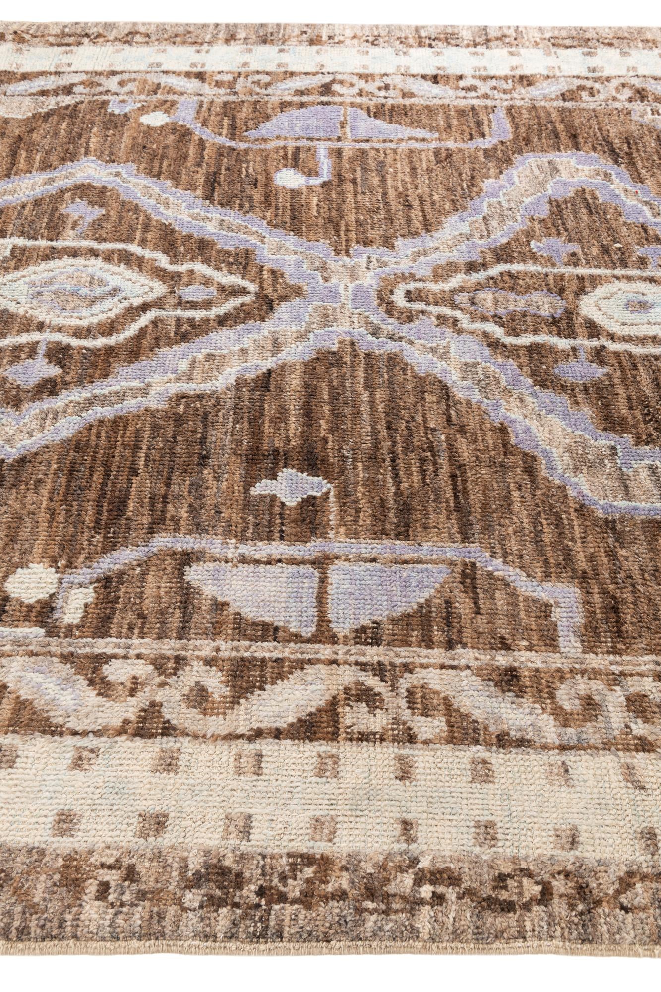 8' 3 x 10' 2 Hand Knotted Moroccan Wool Rug
