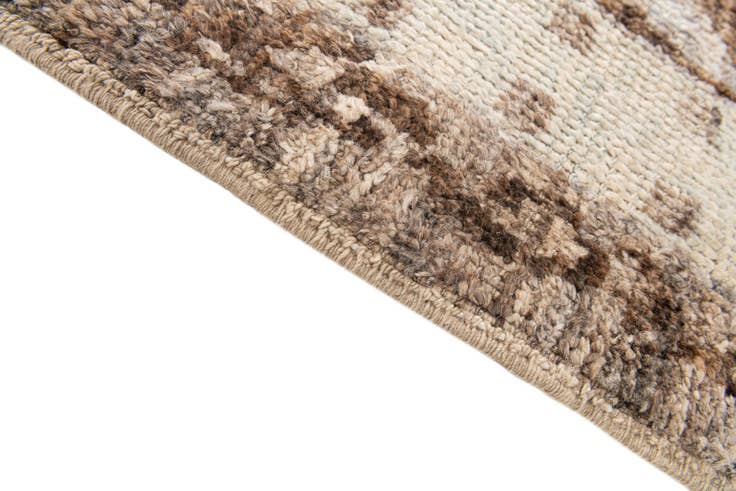 Detail image of 8' 3 x 10' 2 Hand Knotted Moroccan Wool Rug