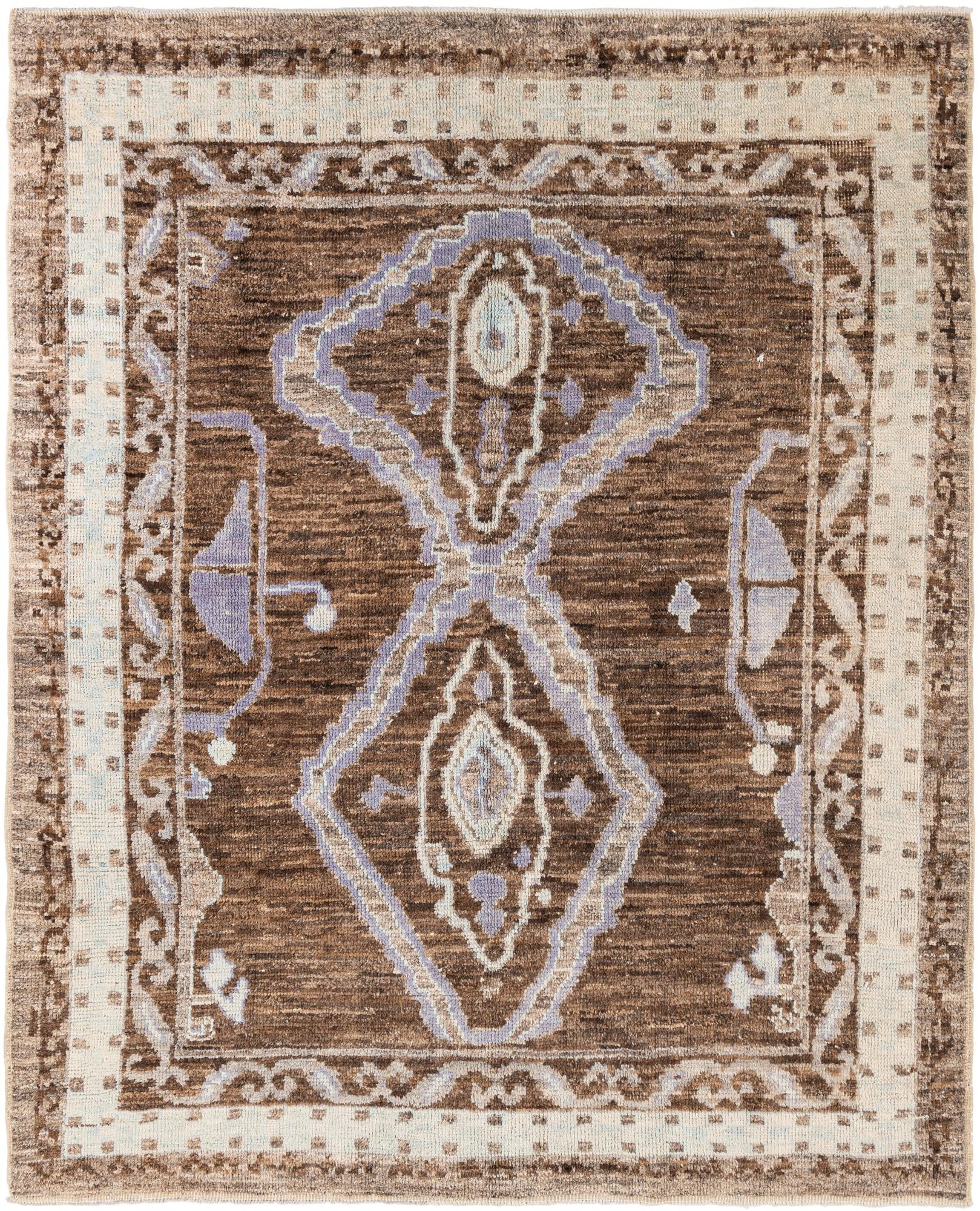 8' 3 x 10' 2 Hand Knotted Moroccan Wool Rug