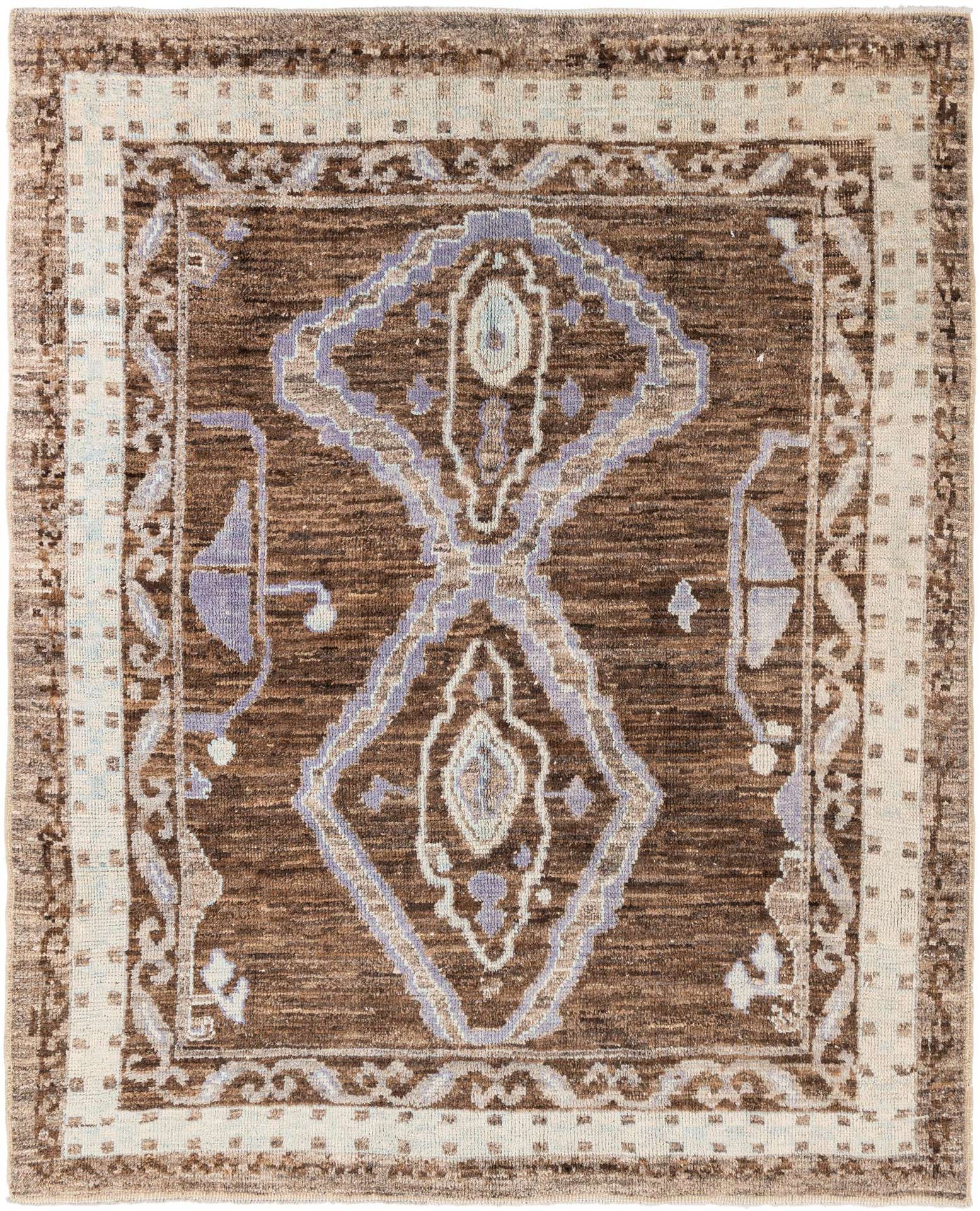 8' 3 x 10' 2 Hand Knotted Moroccan Wool Rug