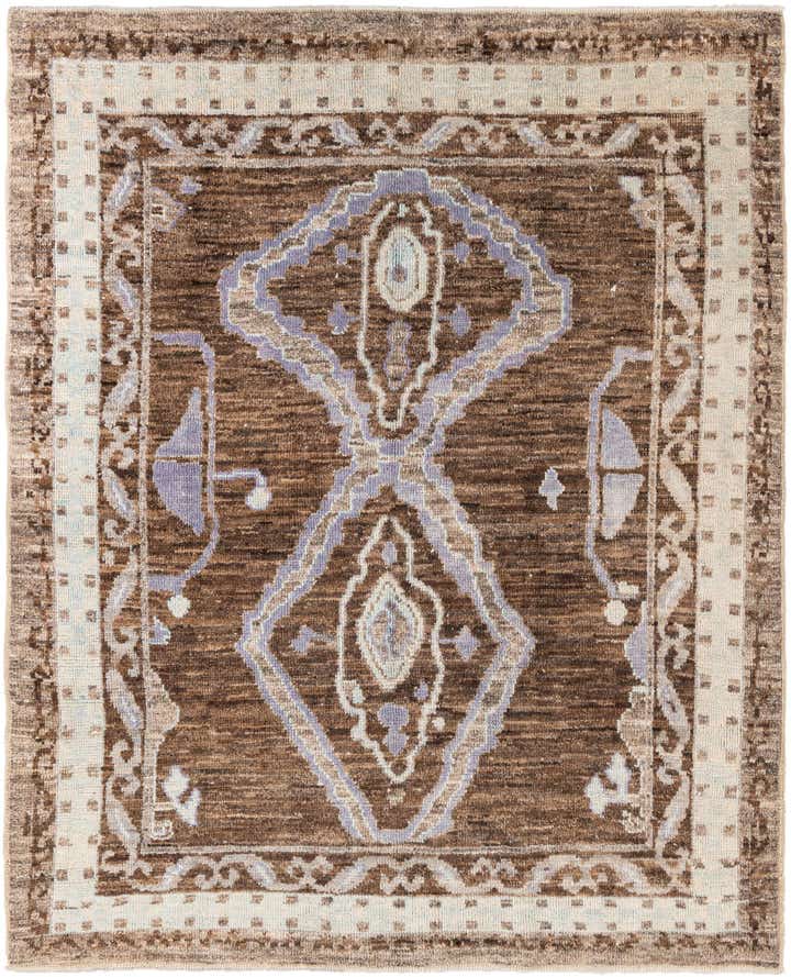 8' 3 x 10' 2 Hand Knotted Moroccan Wool Rug