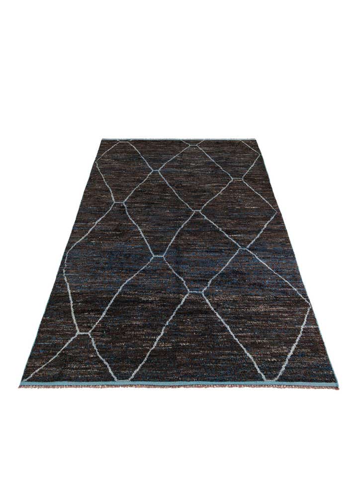 8' 8 x 13' 2 Hand Knotted Moroccan Wool Rug