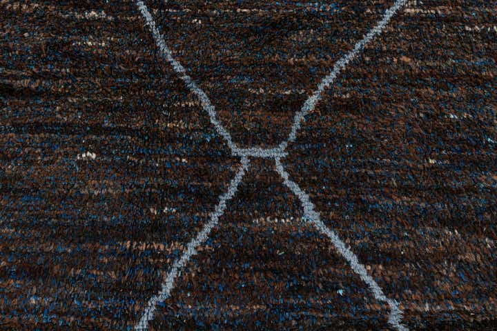 8' 8 x 13' 2 Hand Knotted Moroccan Wool Rug