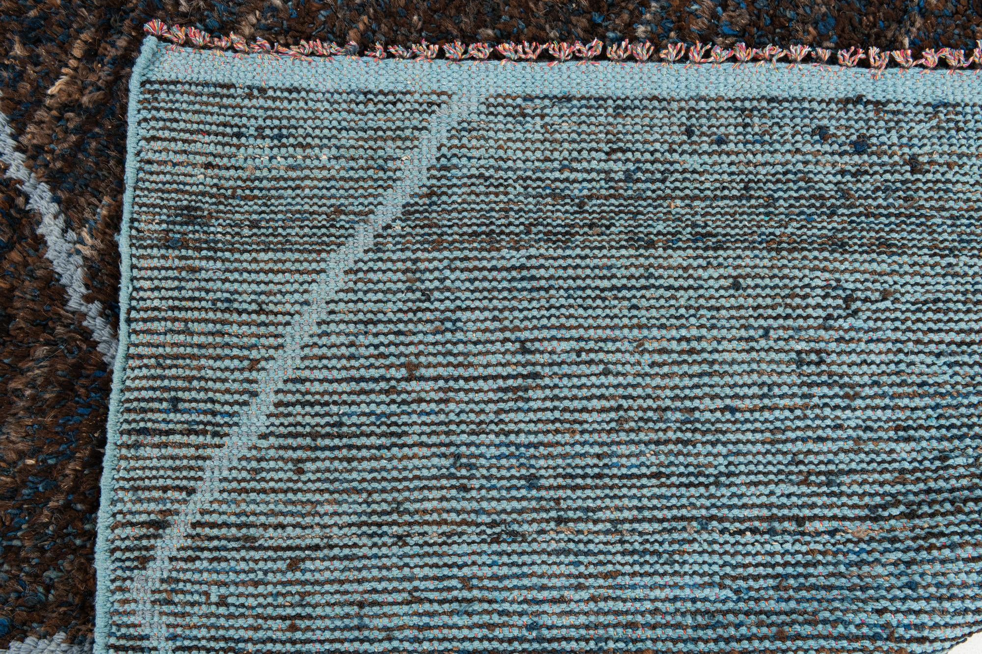 8' 8 x 13' 2 Hand Knotted Moroccan Wool Rug