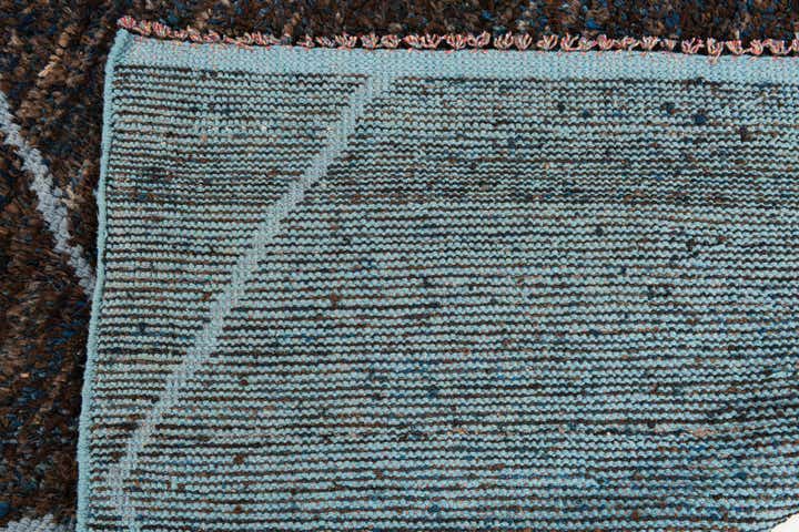 8' 8 x 13' 2 Hand Knotted Moroccan Wool Rug