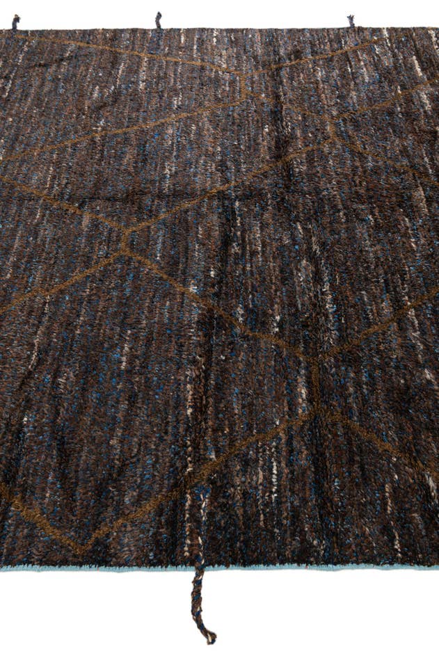 Detail image of 7' 7 x 10' Hand Knotted Moroccan Wool Rug