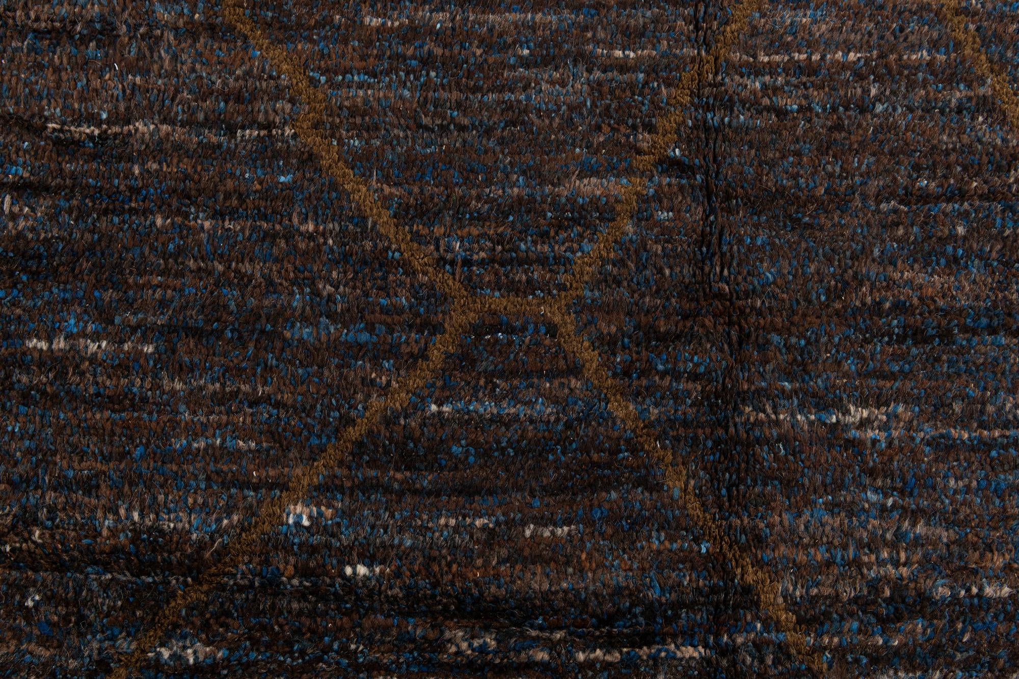 7' 7 x 10' Hand Knotted Moroccan Wool Rug