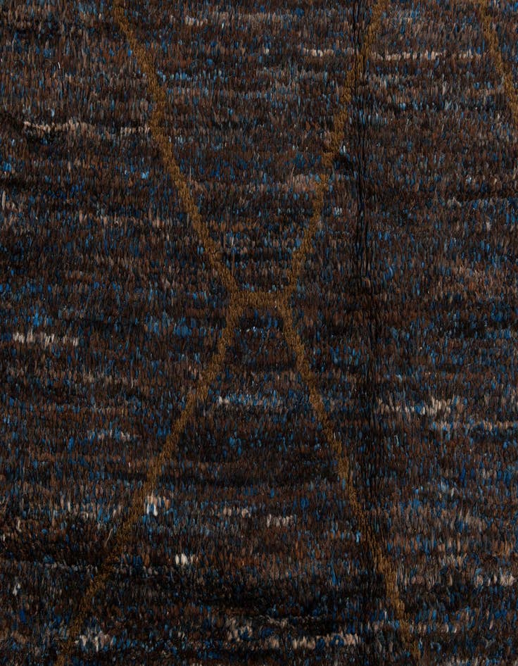 Detail image of 7' 7 x 10'  Hand Knotted Moroccan Wool Rug