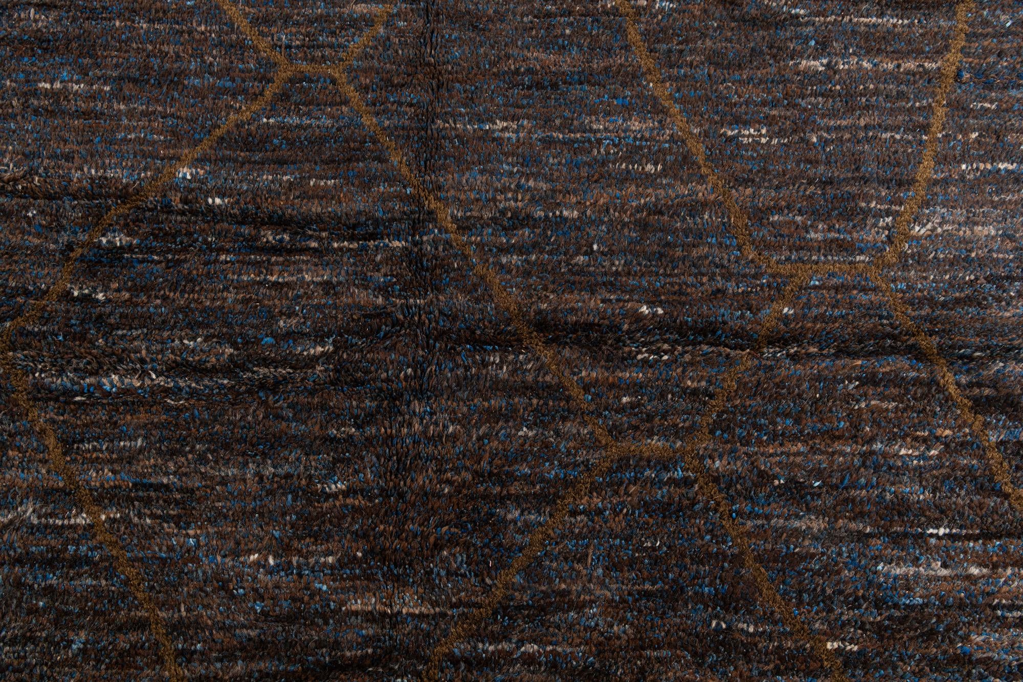 7' 7 x 10' Hand Knotted Moroccan Wool Rug