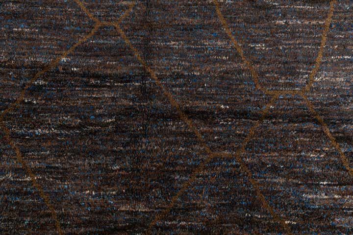 7' 7 x 10' Hand Knotted Moroccan Wool Rug