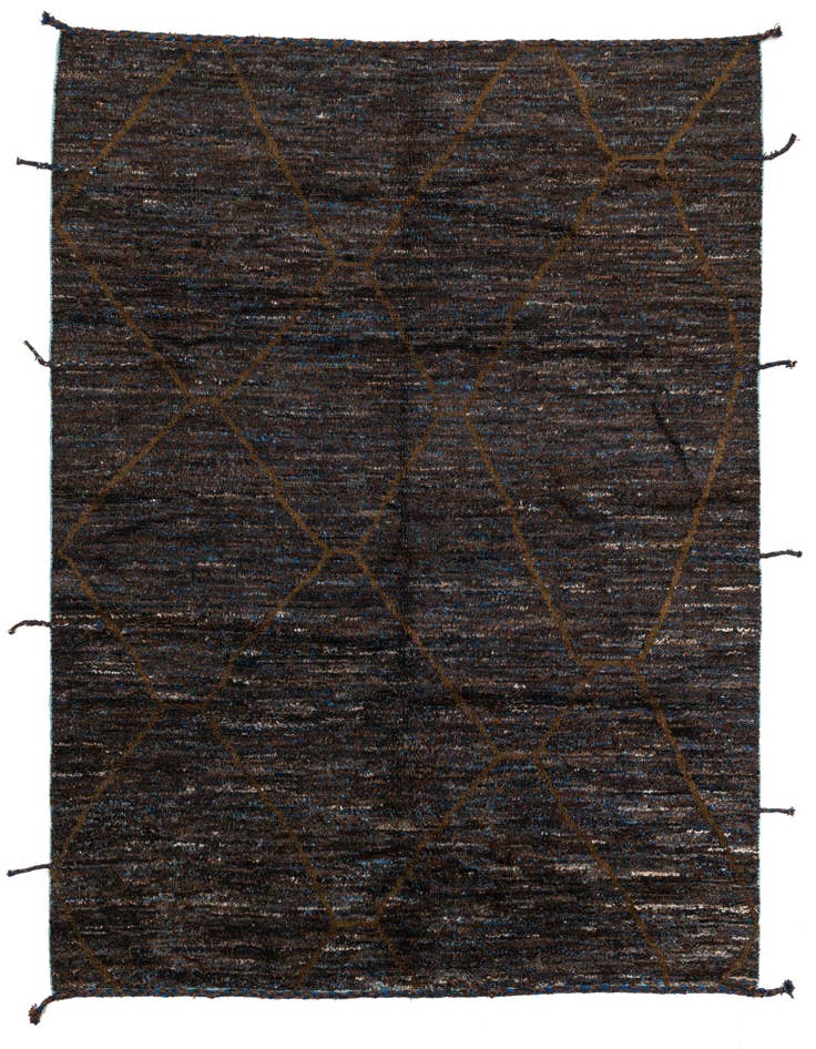 Detail image of 7' 7 x 10' Hand Knotted Moroccan Wool Rug