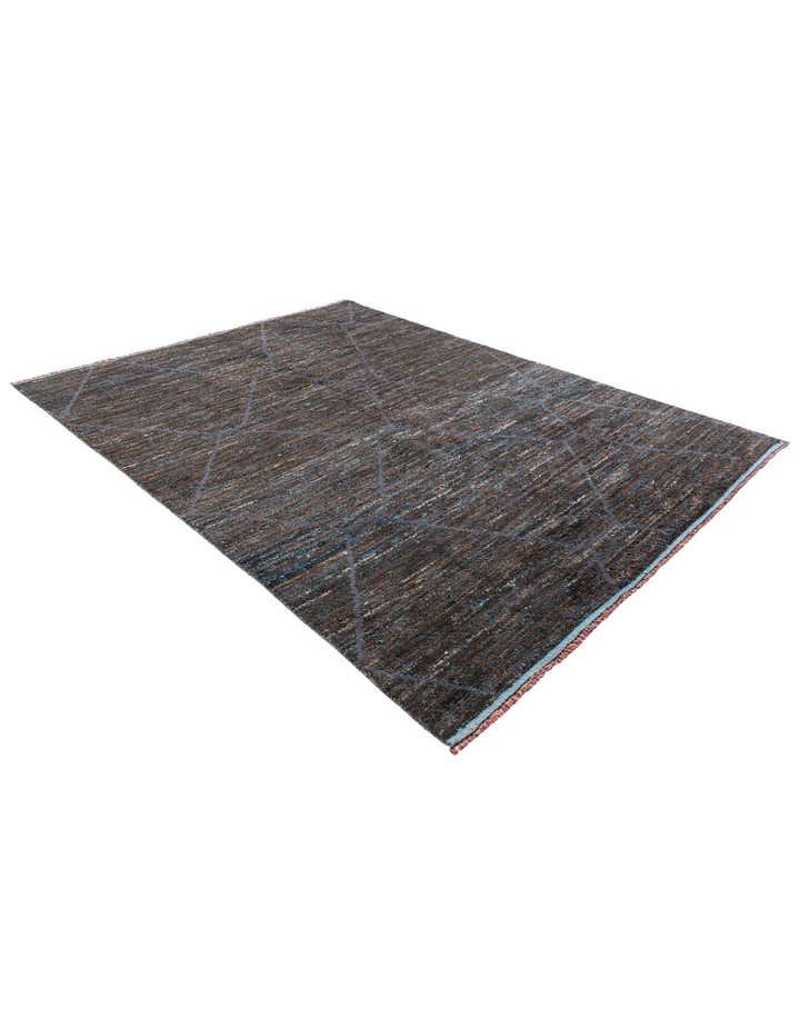 7' 10 x 10' 2 Hand Knotted Moroccan Wool Rug