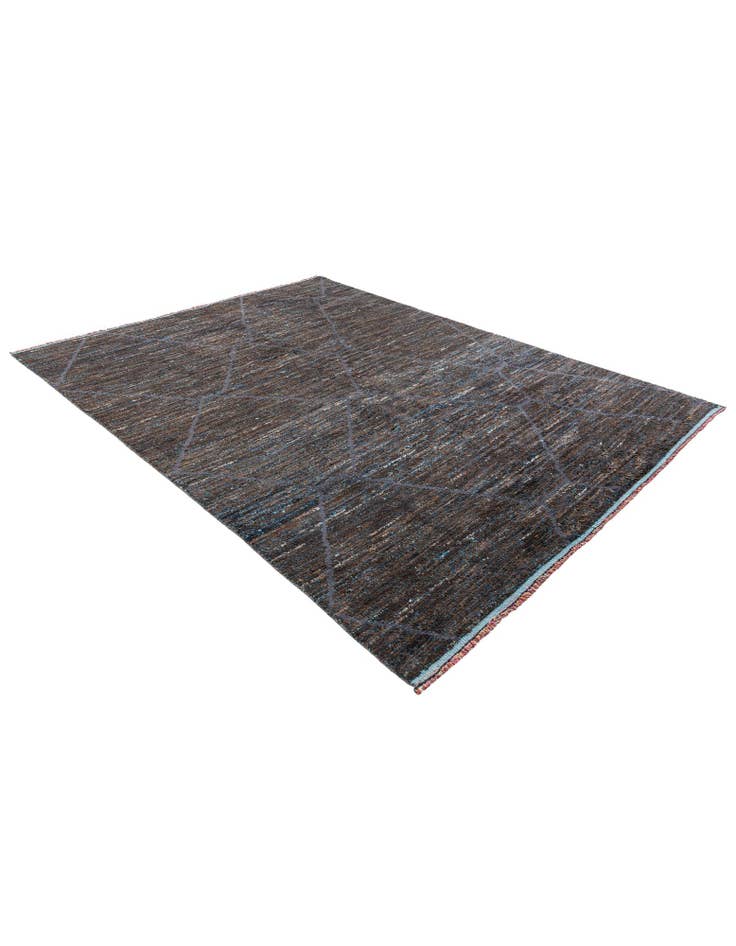 Detail image of 7' 10 x 10' 2 Hand Knotted Moroccan Wool Rug