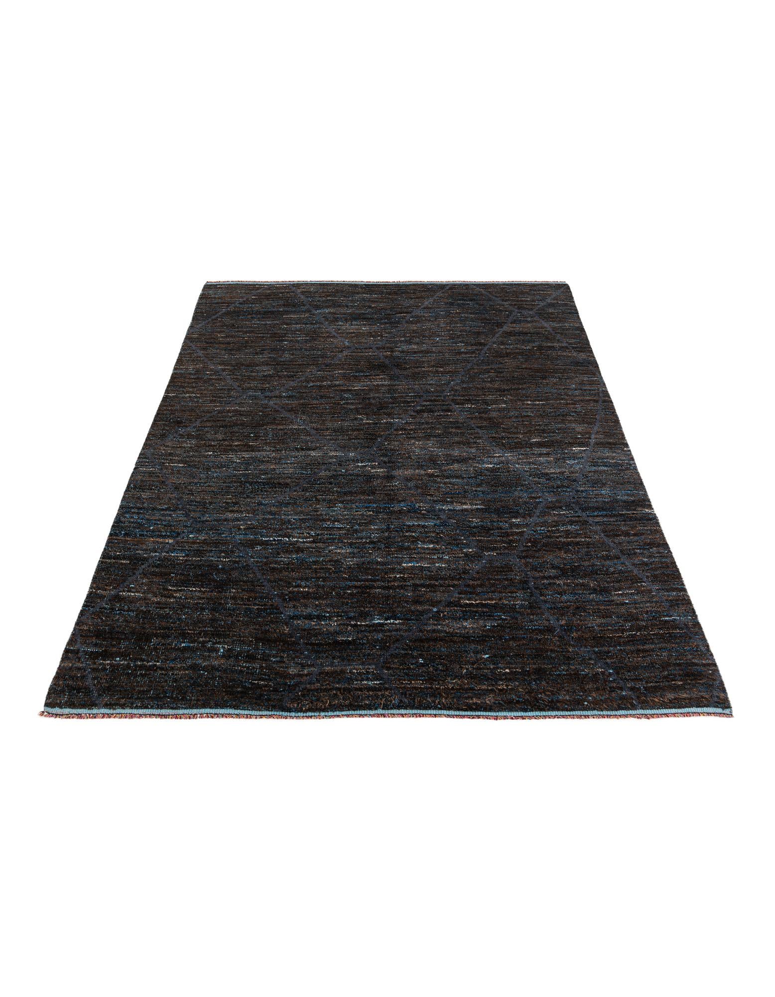 7' 10 x 10' 2 Hand Knotted Moroccan Wool Rug
