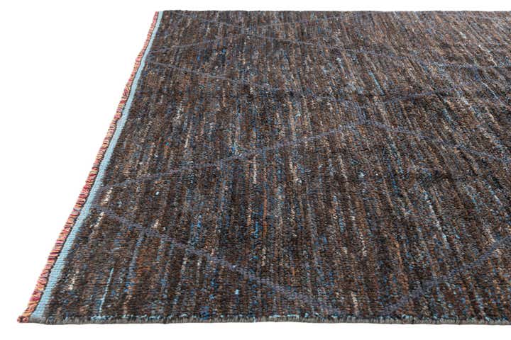 7' 10 x 10' 2 Hand Knotted Moroccan Wool Rug
