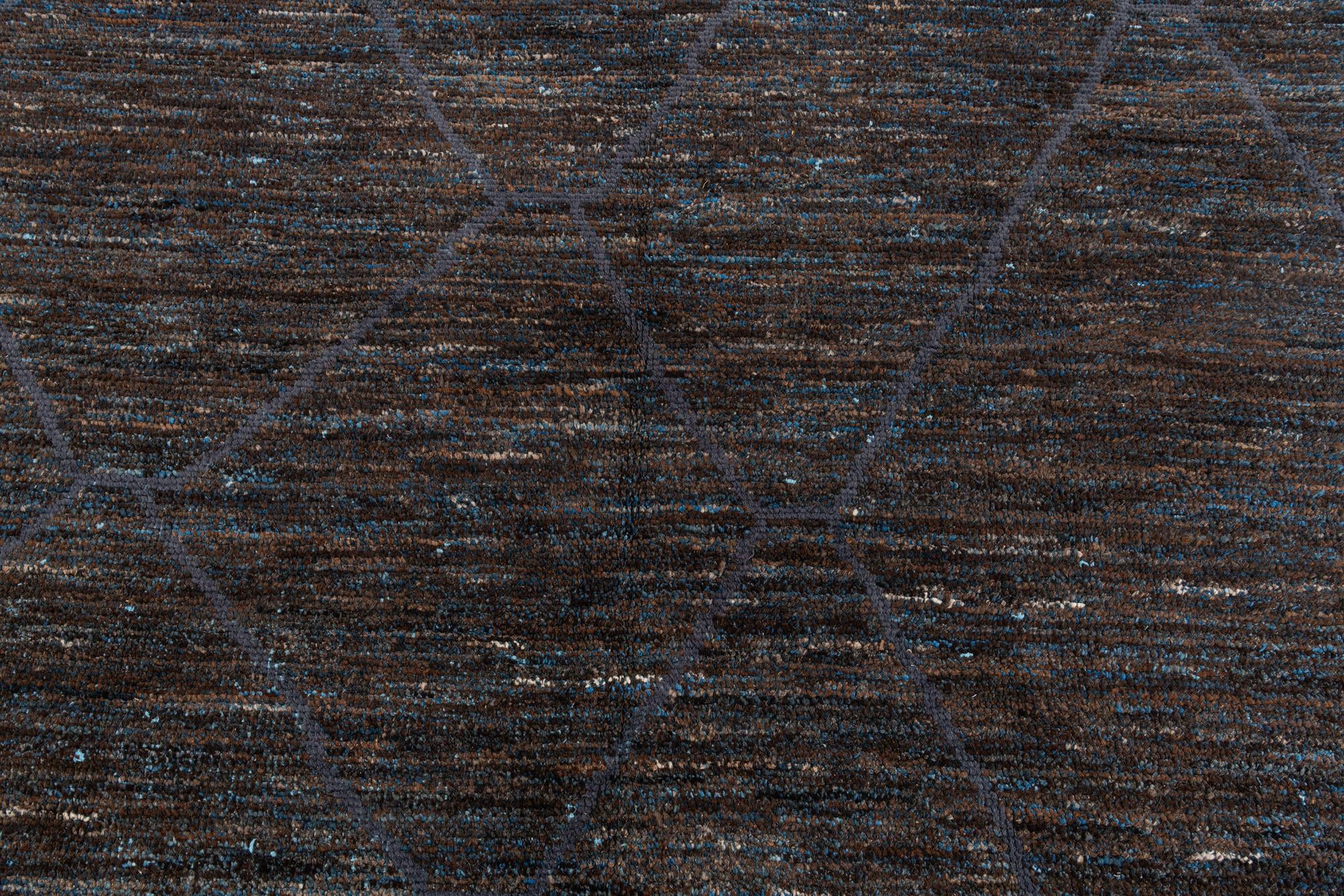 7' 10 x 10' 2 Hand Knotted Moroccan Wool Rug