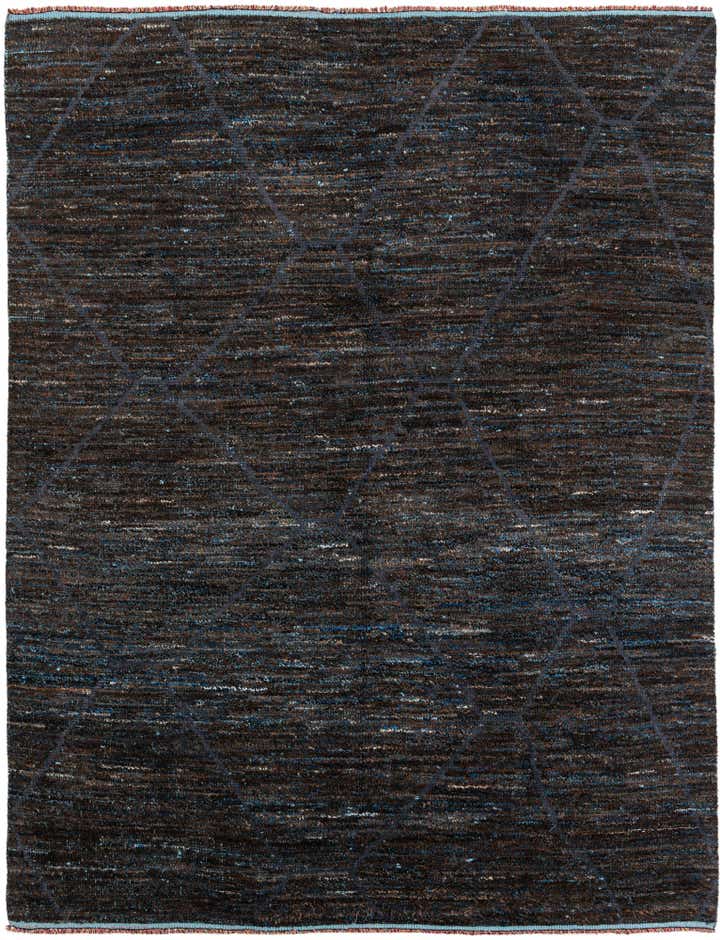 7' 10 x 10' 2 Hand Knotted Moroccan Wool Rug