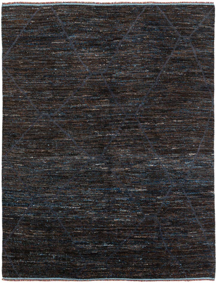 Detail image of 7' 10 x 10' 2 Hand Knotted Moroccan Wool Rug
