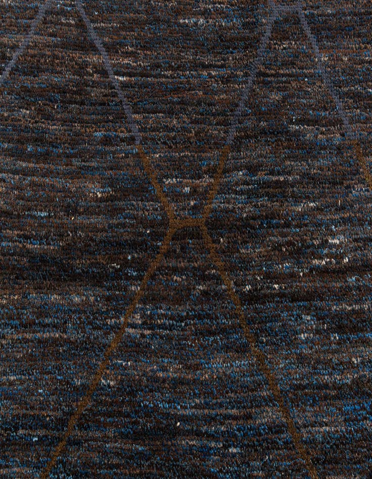Detail image of 8' x 10' 1  Hand Knotted Moroccan Wool Rug