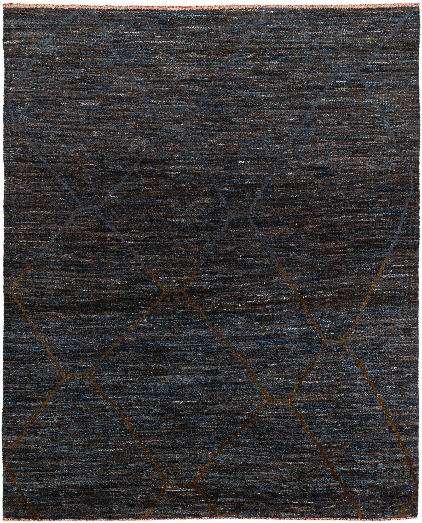 8' x 10' 1 Hand Knotted Moroccan Wool Rug