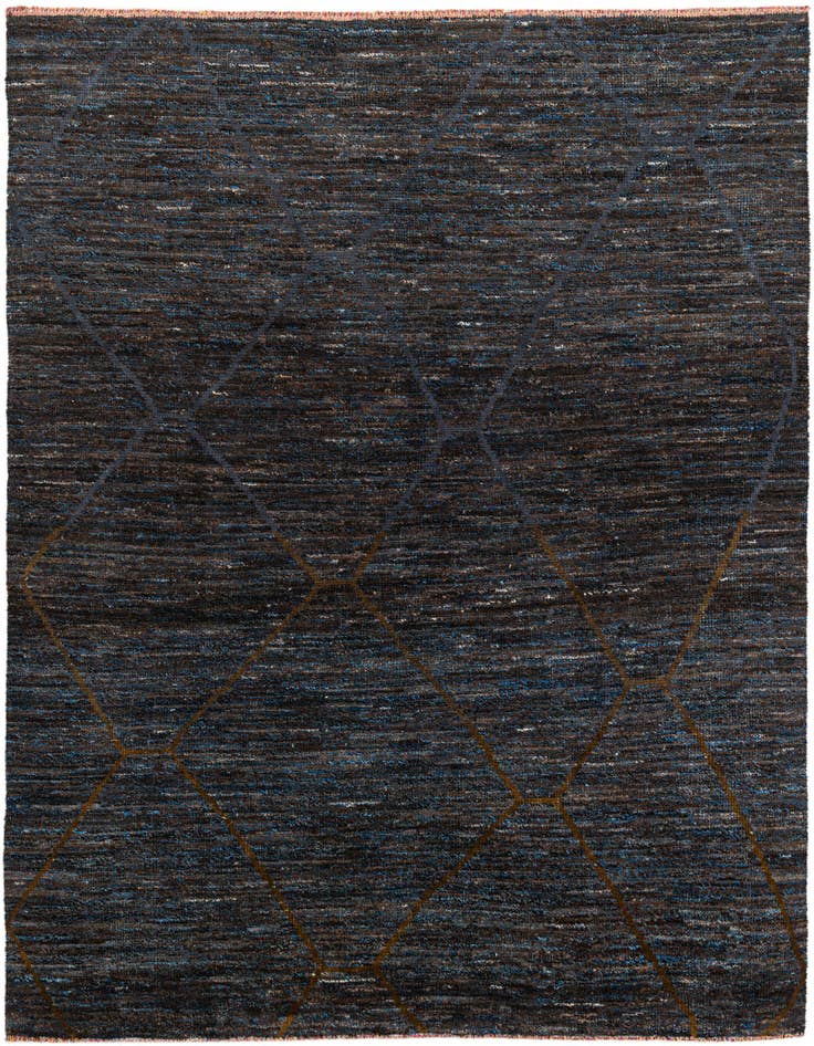 Detail image of 8' x 10' 1 Hand Knotted Moroccan Wool Rug