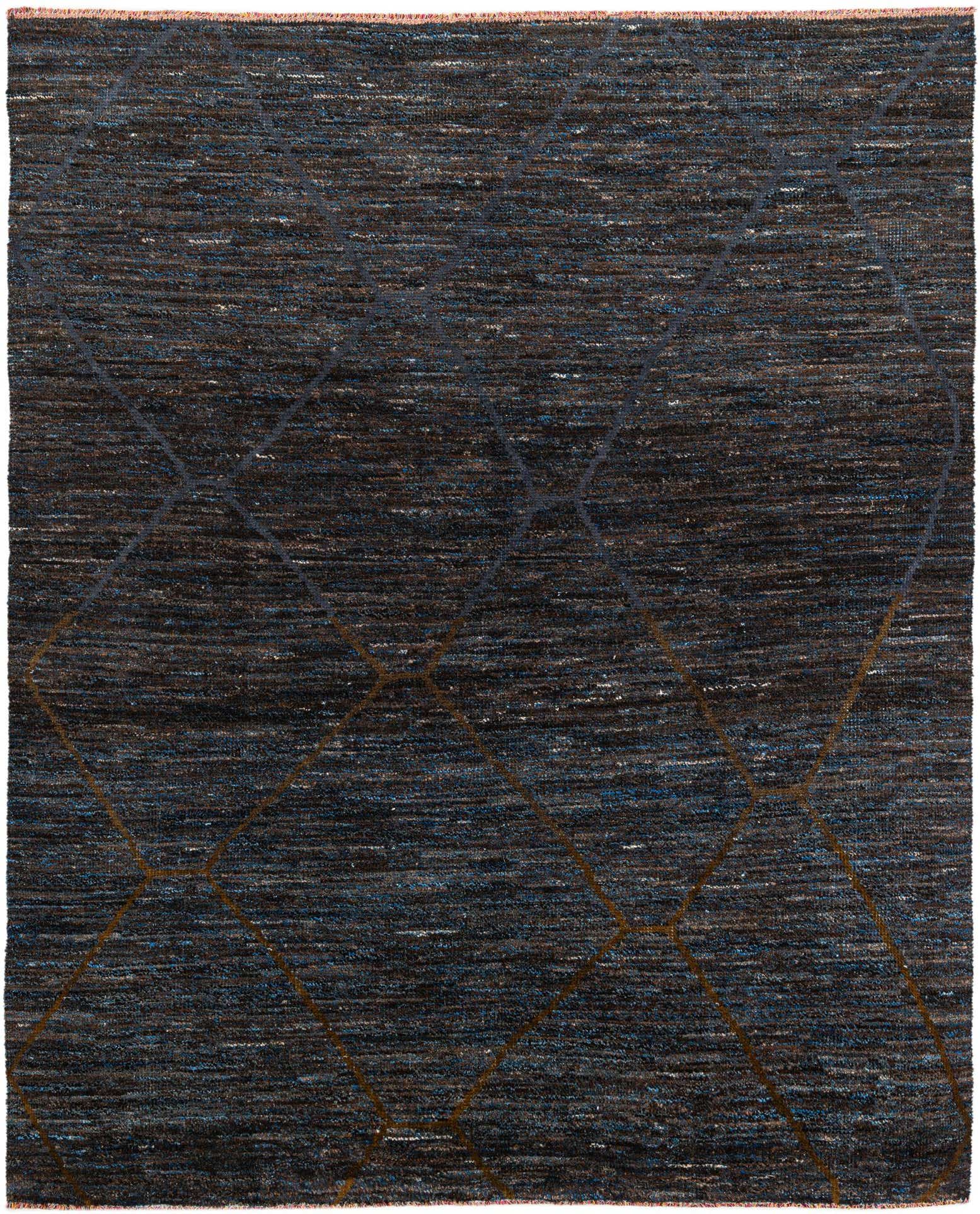 8' x 10' 1 Hand Knotted Moroccan Wool Rug