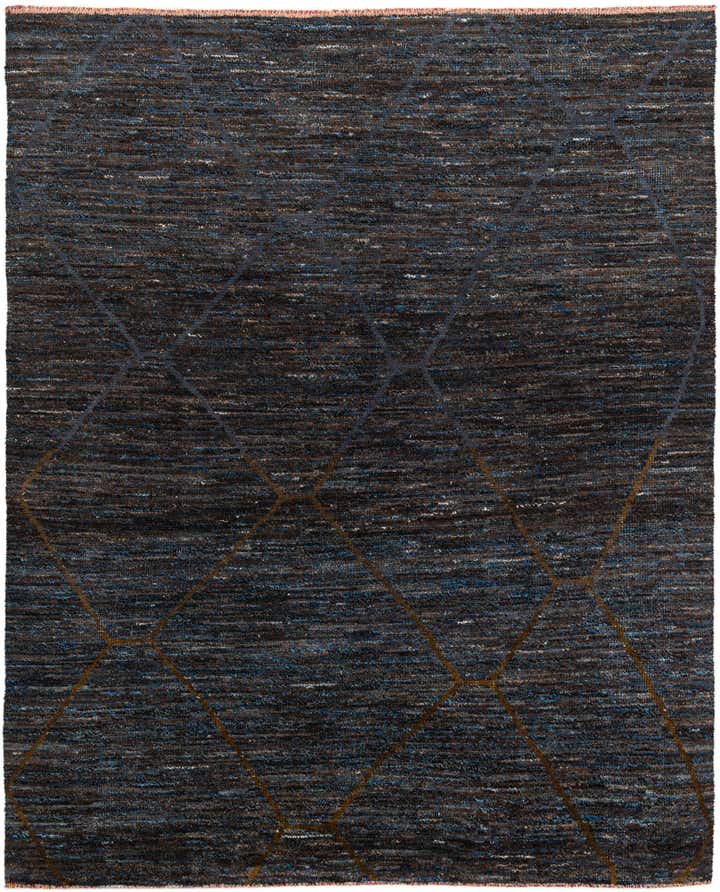 8' x 10' 1 Hand Knotted Moroccan Wool Rug