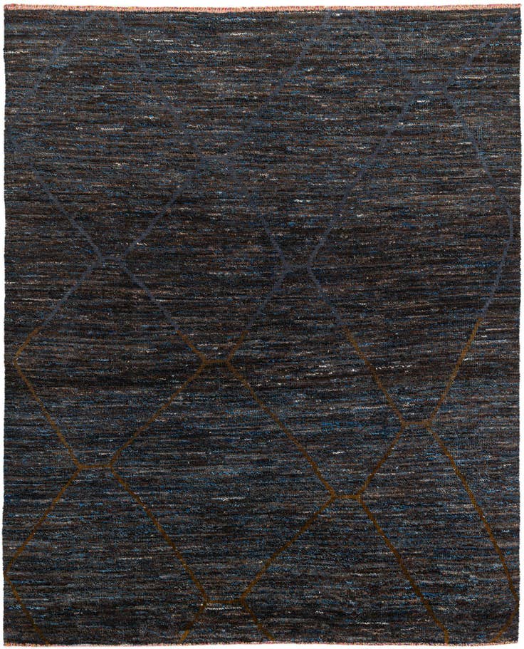 Detail image of 8' x 10' 1 Hand Knotted Moroccan Wool Rug