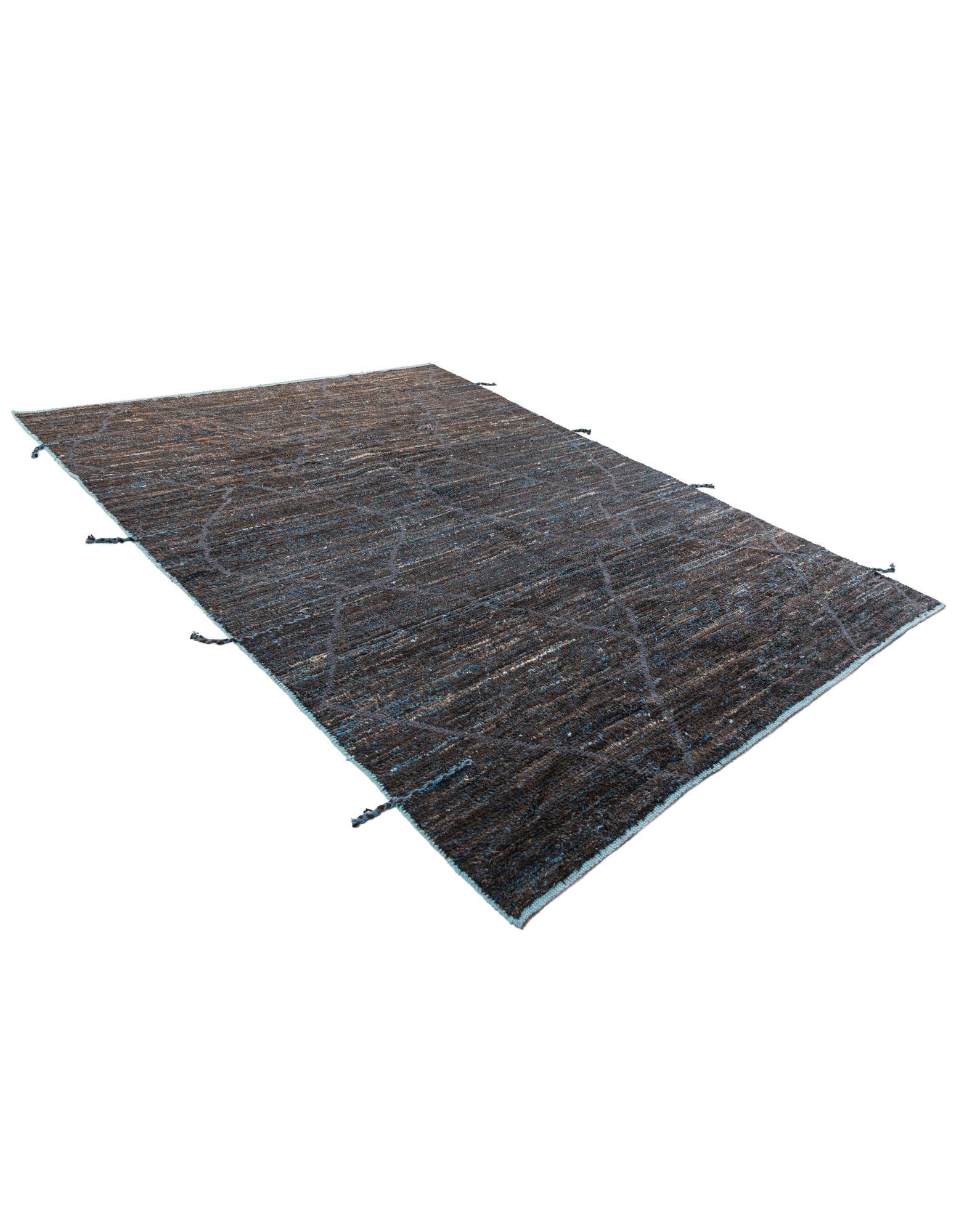 7' 9 x 10' 1 Hand Knotted Moroccan Wool Rug