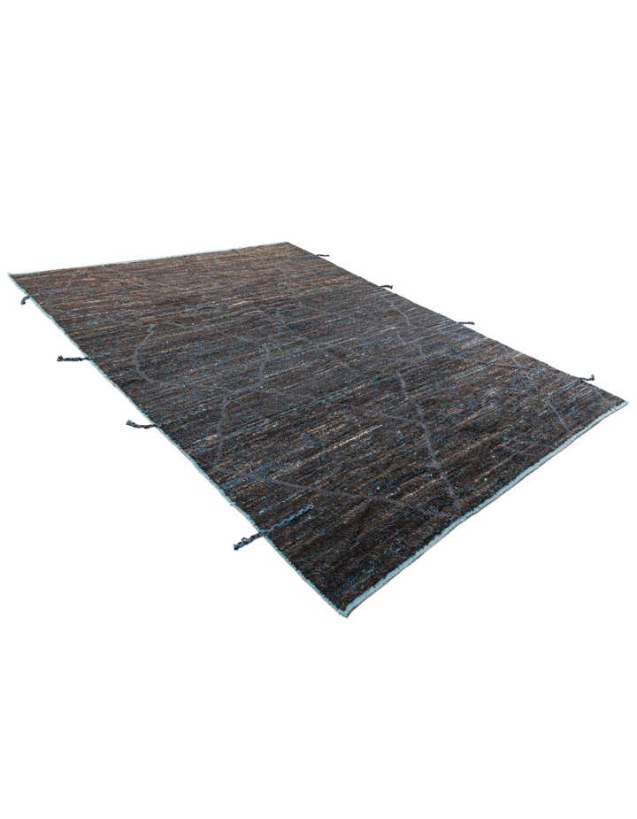 7' 9 x 10' 1 Hand Knotted Moroccan Wool Rug