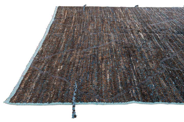 7' 9 x 10' 1 Hand Knotted Moroccan Wool Rug