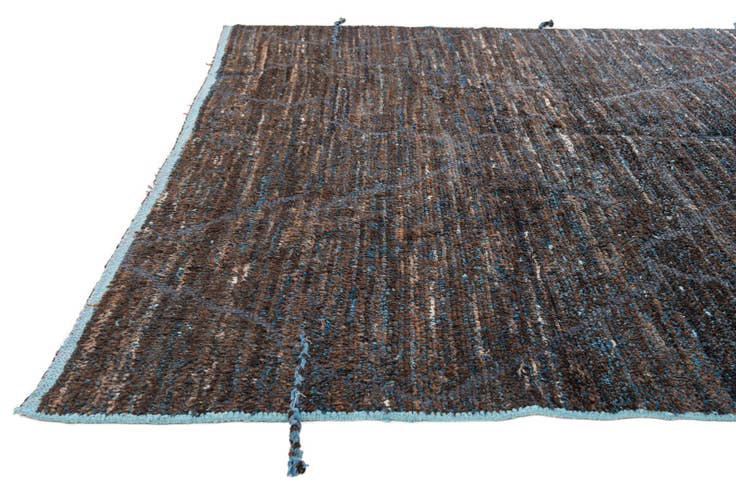 Detail image of 7' 9 x 10' 1 Hand Knotted Moroccan Wool Rug