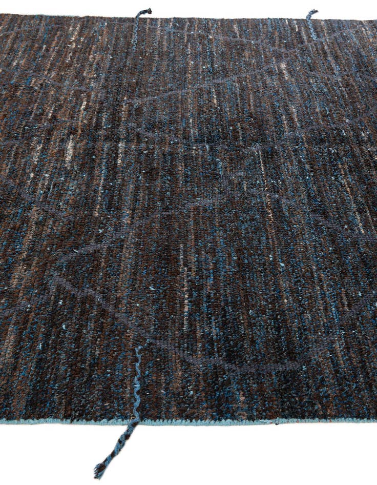 Detail image of 7' 9 x 10' 1  Hand Knotted Moroccan Wool Rug