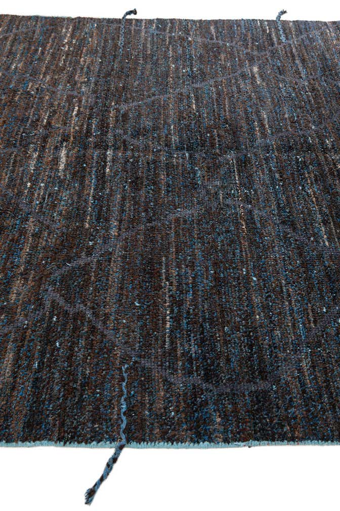 7' 9 x 10' 1 Hand Knotted Moroccan Wool Rug