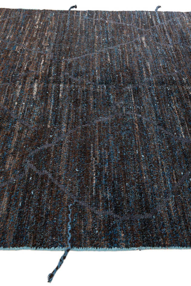 Detail image of 7' 9 x 10' 1 Hand Knotted Moroccan Wool Rug