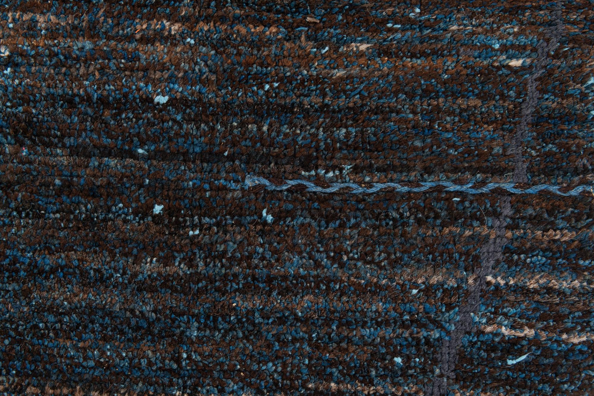7' 9 x 10' 1 Hand Knotted Moroccan Wool Rug
