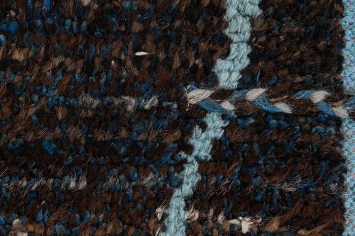 8' x 10' 2 Hand Knotted Moroccan Wool Rug