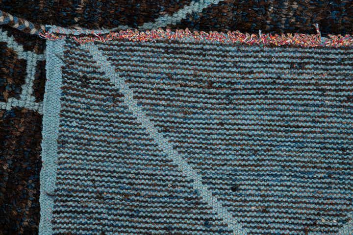 8' x 10' 2 Hand Knotted Moroccan Wool Rug