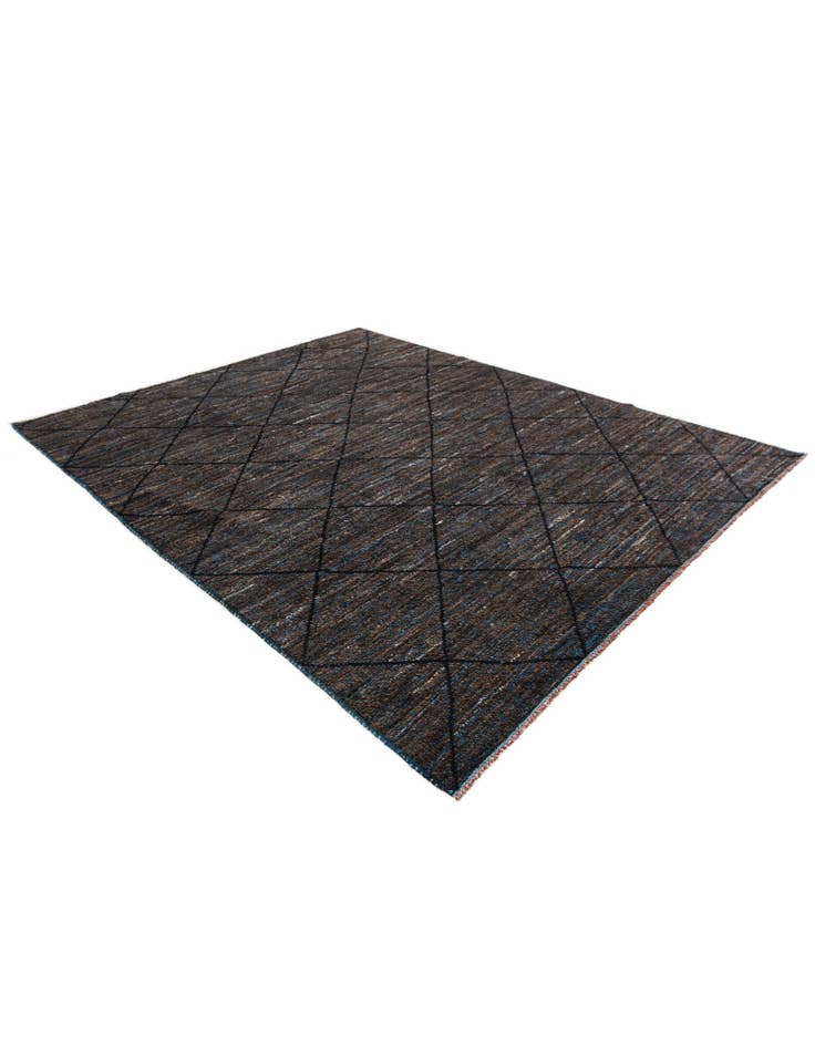 Detail image of 8' 1 x 10' Hand Knotted Moroccan Wool Rug