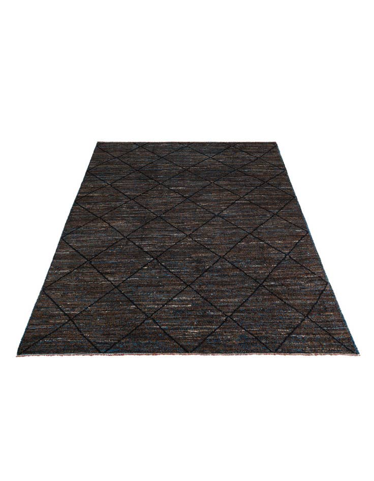 Detail image of 8' 1 x 10' Hand Knotted Moroccan Wool Rug