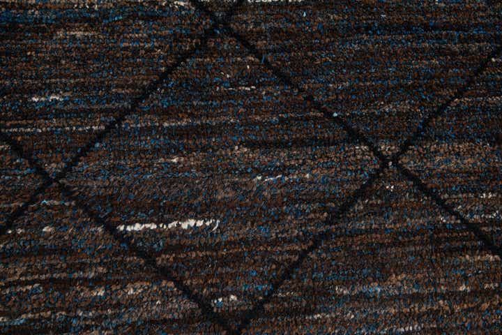 8' 1 x 10' Hand Knotted Moroccan Wool Rug
