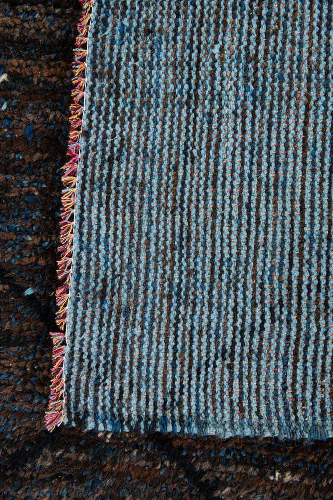 8' 1 x 10' Hand Knotted Moroccan Wool Rug