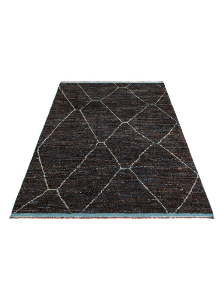 Detail image of 8' x 10' 9 Hand Knotted Moroccan Wool Rug