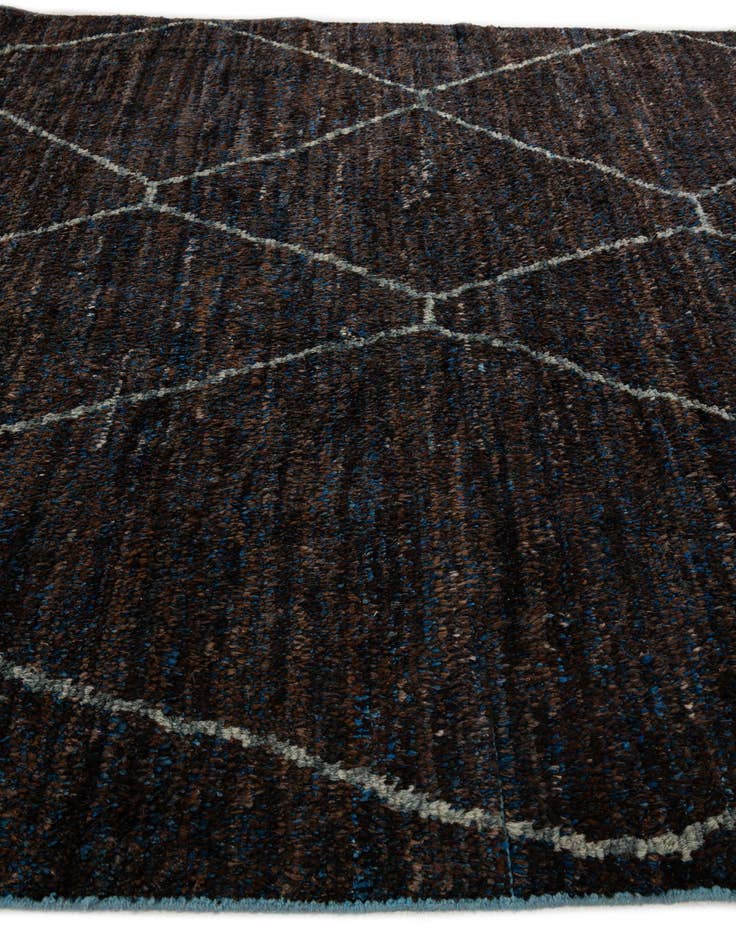 Detail image of 8' x 10' 9 Hand Knotted Moroccan Wool Rug