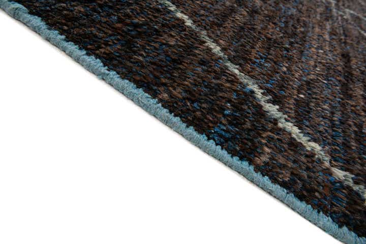 8' x 10' 9 Hand Knotted Moroccan Wool Rug