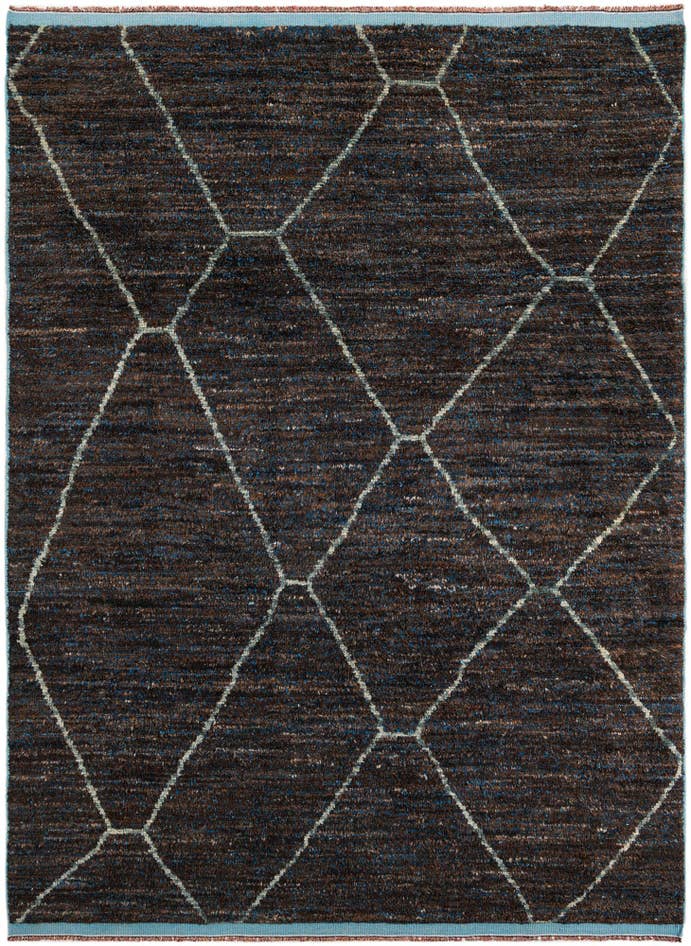 Detail image of 8' x 10' 9 Hand Knotted Moroccan Wool Rug