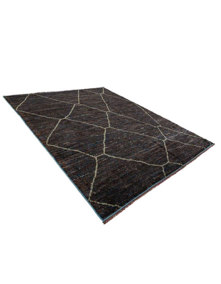 8' 4 x 10' 2 Hand Knotted Moroccan Wool Rug