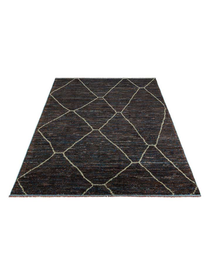 8' 4 x 10' 2 Hand Knotted Moroccan Wool Rug